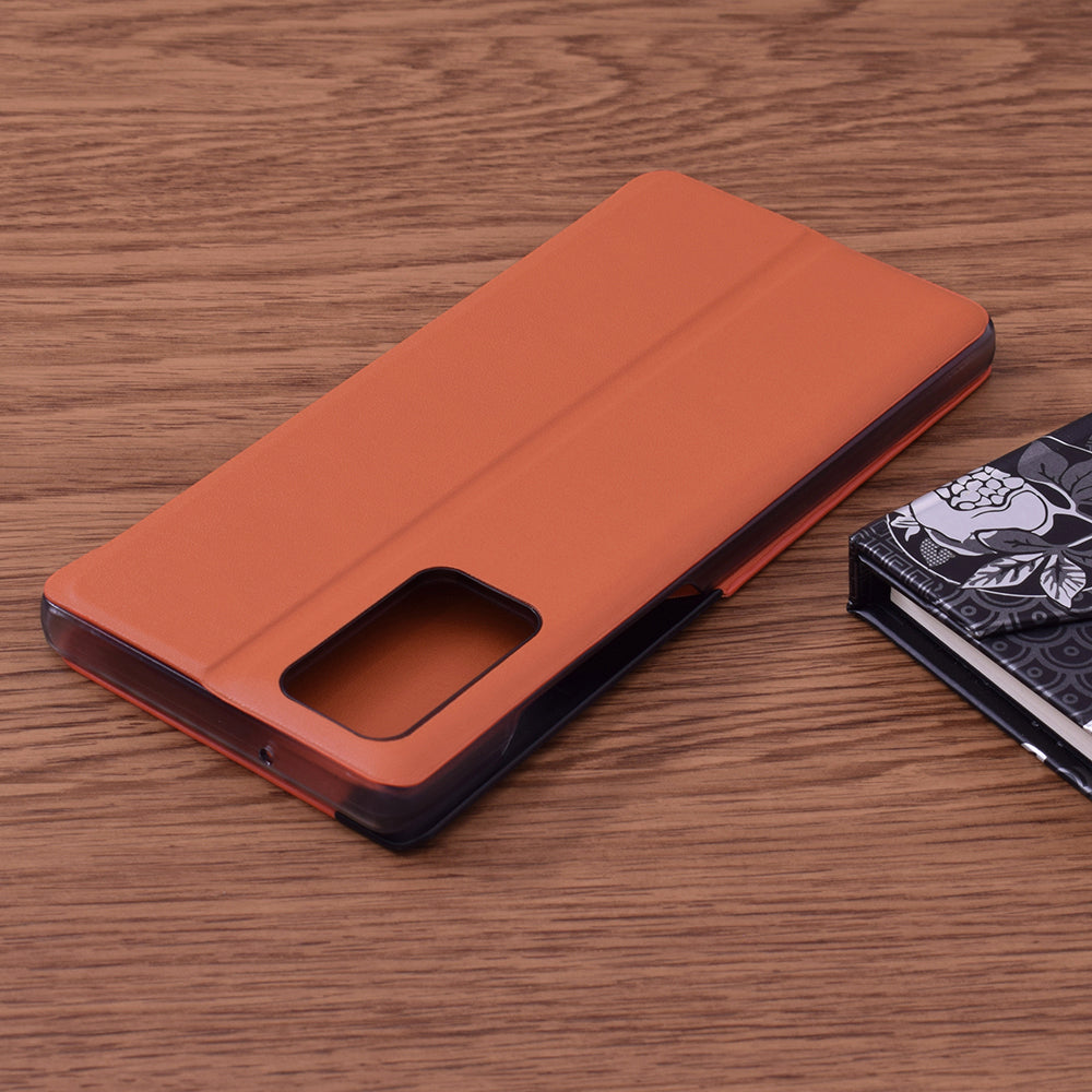 Husa de protectie Techsuit eFold Series compatibila cu Samsung Galaxy Note 20 5G, acoperire spate, oranj