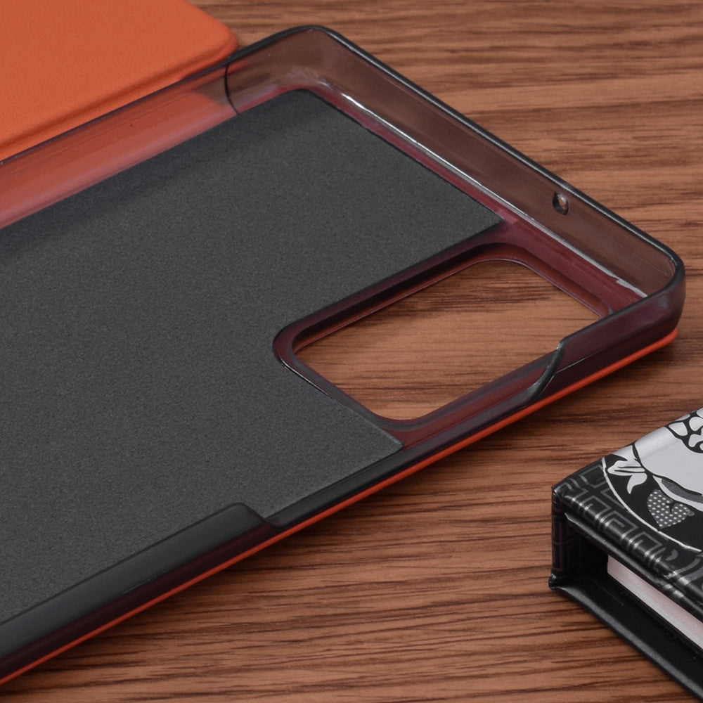 Husa de protectie Techsuit eFold Series compatibila cu Samsung Galaxy Note 20 5G, acoperire spate, oranj