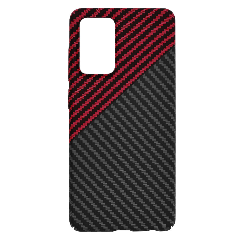 Husa de protectie Techsuit Carbonite FiberShell compatibila cu Samsung Galaxy A52s 5G , acoperire spate, rosu si negru