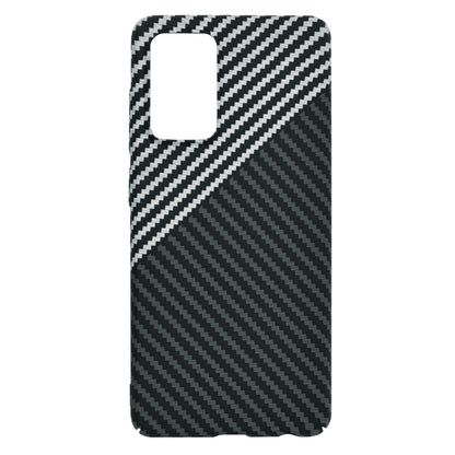 Husa de protectie Techsuit Carbonite FiberShell compatibila cu Samsung Galaxy A52 4G, acoperire spate, argintiu si negru
