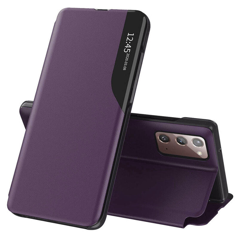 Husa de protectie Techsuit eFold Series compatibila cu Samsung Galaxy Note 20 5G, acoperire spate, mov