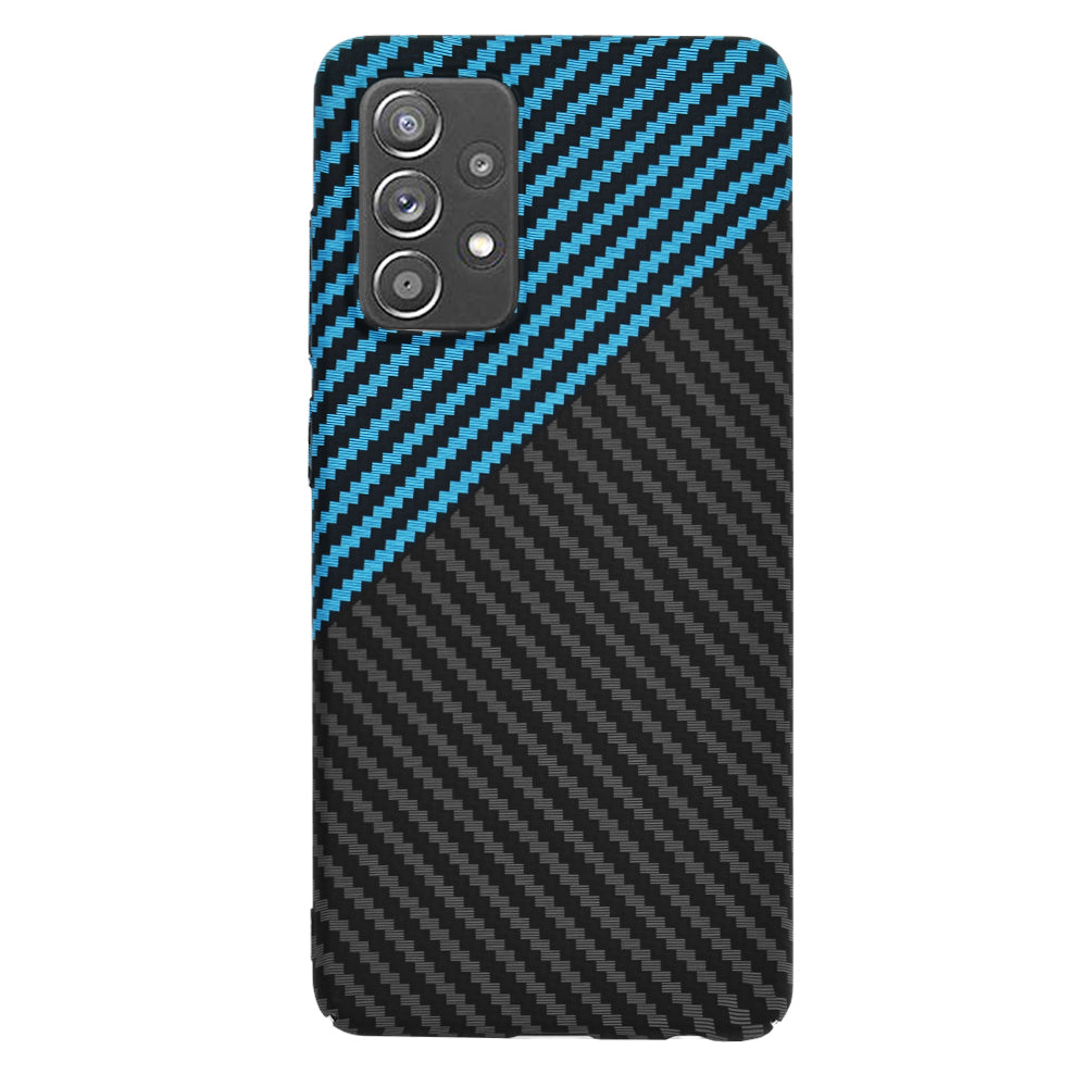 Husa de protectie Techsuit Carbonite FiberShell compatibila cu Samsung Galaxy A52 5G , acoperire spate, albastru si negru