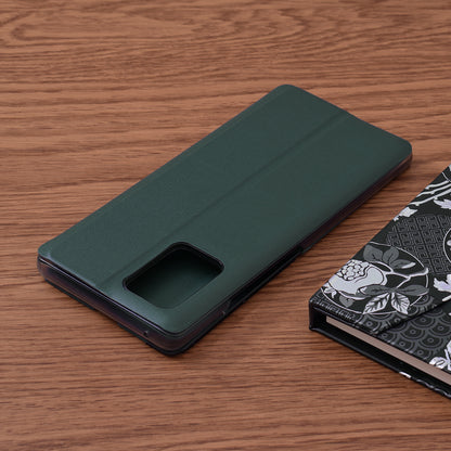 Husa de protectie Techsuit eFold Series compatibila cu Samsung Galaxy S10 Lite, acoperire spate, verde inchis