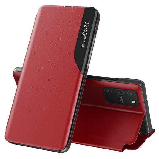 Husa de protectie Techsuit eFold Series compatibila cu Samsung Galaxy S10 Lite, acoperire spate, rosu