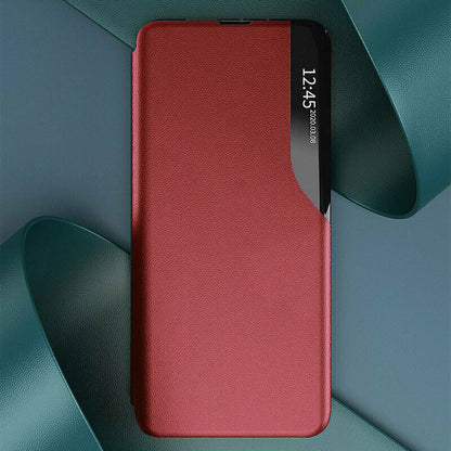 Husa de protectie Techsuit eFold Series compatibila cu Samsung Galaxy S10 Lite, acoperire spate, rosu