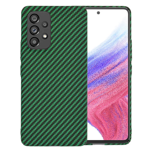 Husa de protectie Techsuit Carbonite FiberShell compatibila cu Samsung Galaxy A53 5G , acoperire spate, verde