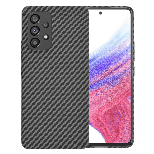 Husa de protectie Techsuit Carbonite FiberShell compatibila cu Samsung Galaxy A53 5G , acoperire spate, negru