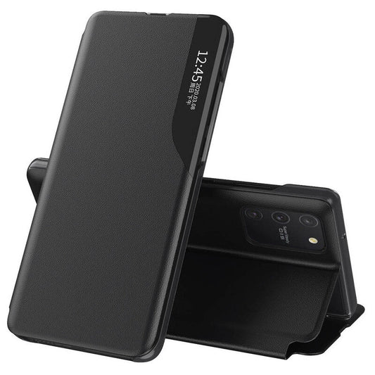 Husa de protectie Techsuit eFold Series compatibila cu Samsung Galaxy S10 Lite, acoperire spate, negru