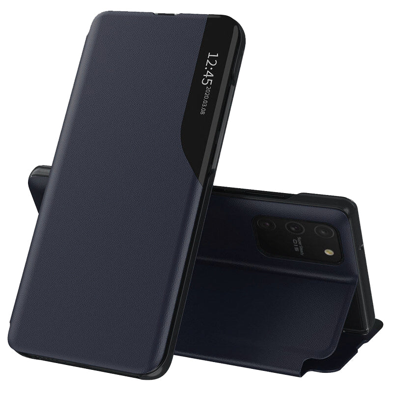 Husa de protectie Techsuit eFold Series compatibila cu Samsung Galaxy S10 Lite, acoperire spate, albastru