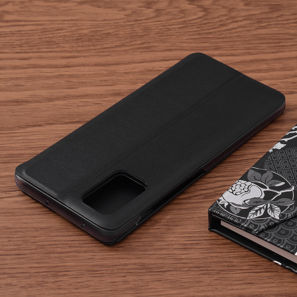 Husa de protectie Techsuit eFold Series compatibila cu Samsung Galaxy A71 4G, acoperire spate, negru