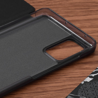 Husa de protectie Techsuit eFold Series compatibila cu Samsung Galaxy A71 4G, acoperire spate, negru