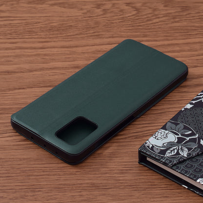 Husa de protectie Techsuit eFold Series compatibila cu Samsung Galaxy A51 4G, acoperire spate, verde inchis