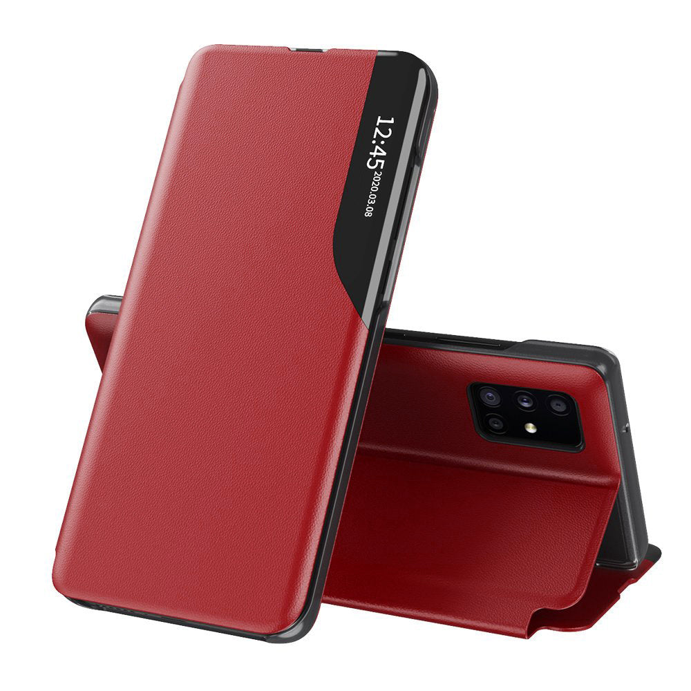 Husa de protectie Techsuit eFold Series compatibila cu Samsung Galaxy A51 4G, acoperire spate, rosu