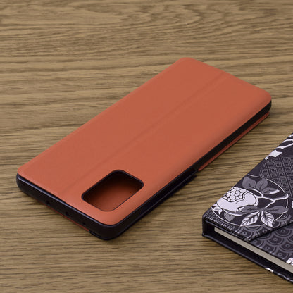 Husa de protectie Techsuit eFold Series compatibila cu Samsung Galaxy A51 4G, acoperire spate, oranj