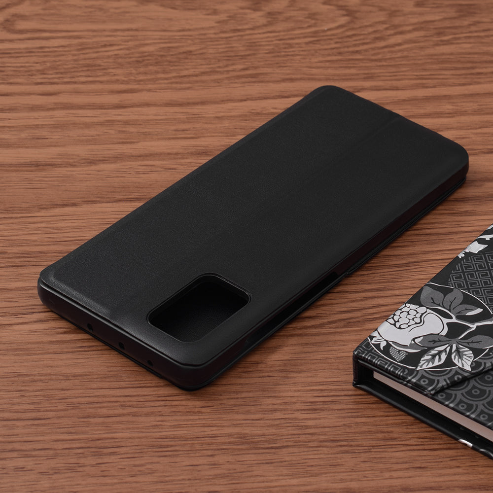 Husa de protectie Techsuit eFold Series compatibila cu Samsung Galaxy A51 4G, acoperire spate, negru