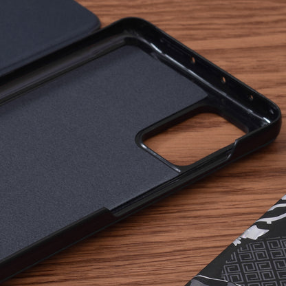 Husa de protectie Techsuit eFold Series compatibila cu Samsung Galaxy A51 4G, acoperire spate, albastru