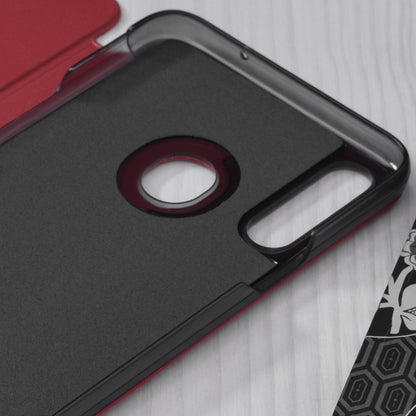 Husa de protectie Techsuit eFold Series compatibila cu Samsung Galaxy A20s, acoperire spate, rosu