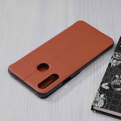 Husa de protectie Techsuit eFold Series compatibila cu Samsung Galaxy A20s, acoperire spate, oranj