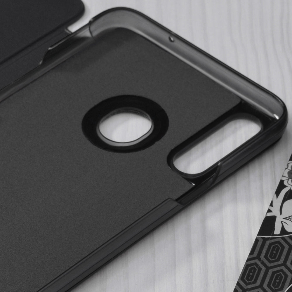 Husa de protectie Techsuit eFold Series compatibila cu Samsung Galaxy A20s, acoperire spate, negru