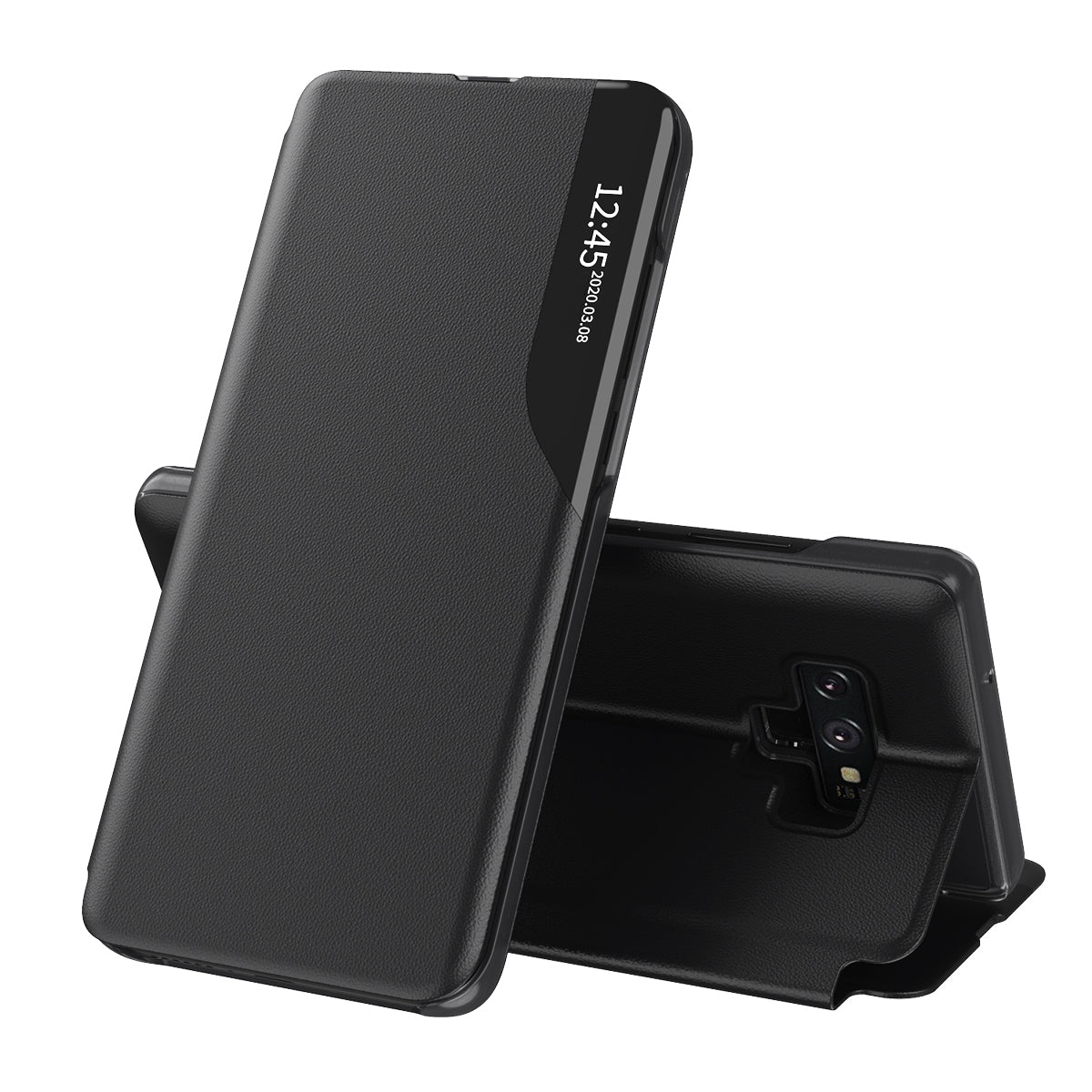 Husa de protectie Techsuit eFold Series compatibila cu Samsung Galaxy Note 9, acoperire spate, negru