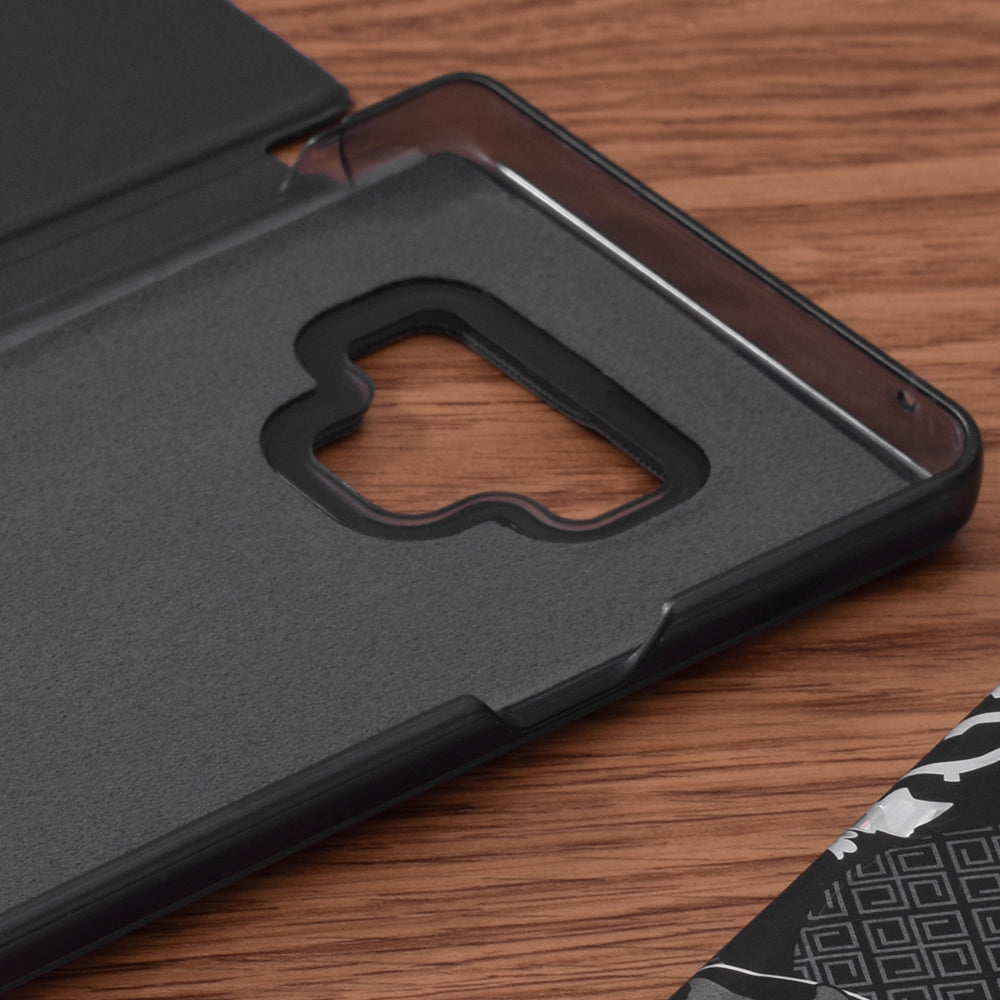 Husa de protectie Techsuit eFold Series compatibila cu Samsung Galaxy Note 9, acoperire spate, negru
