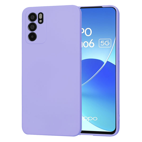 Husa de protectie Techsuit SoftFlex compatibila cu Oppo Reno6 5G, acoperire spate, violet