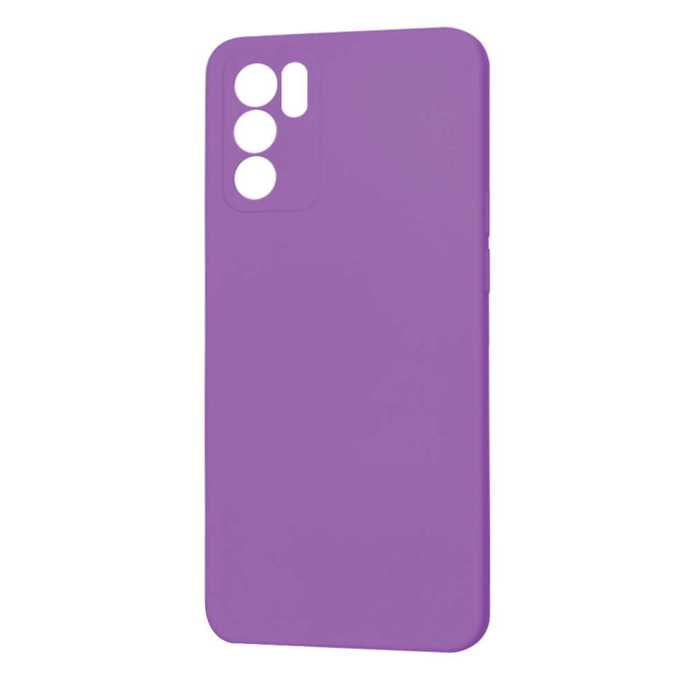 Husa de protectie Techsuit SoftFlex compatibila cu Oppo Reno6 5G, acoperire spate, mov
