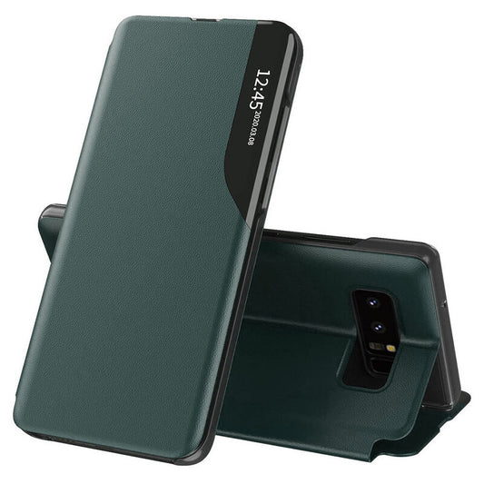 Husa de protectie Techsuit eFold Series compatibila cu Samsung Galaxy Note 8, acoperire spate, verde inchis