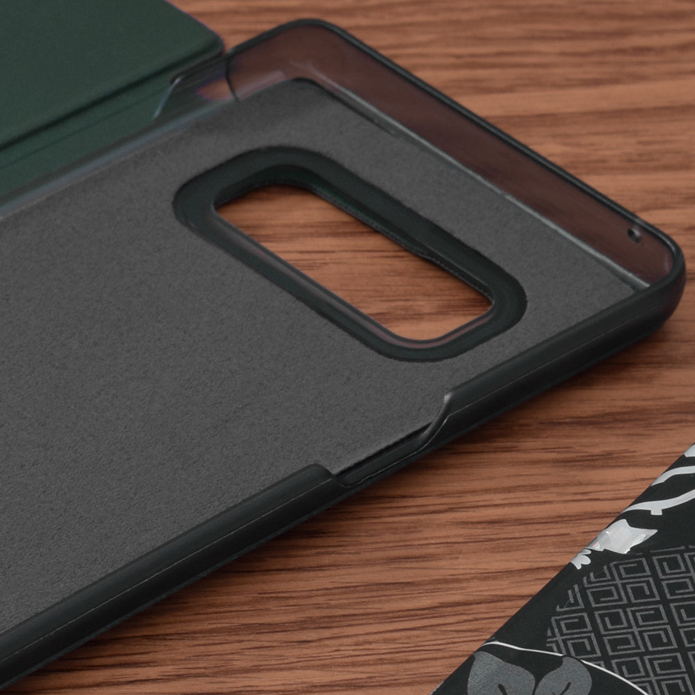 Husa de protectie Techsuit eFold Series compatibila cu Samsung Galaxy Note 8, acoperire spate, verde inchis