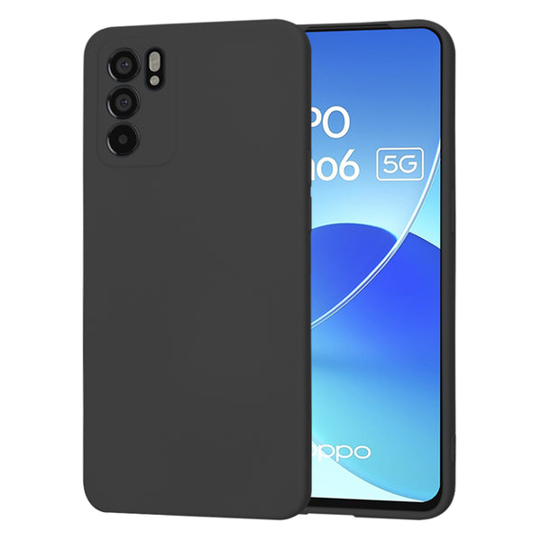 Husa de protectie Techsuit SoftFlex compatibila cu Oppo Reno6 5G, acoperire spate, negru