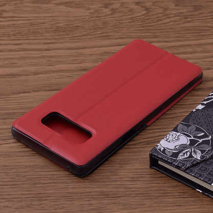 Husa de protectie Techsuit eFold Series compatibila cu Samsung Galaxy Note 8, acoperire spate, rosu