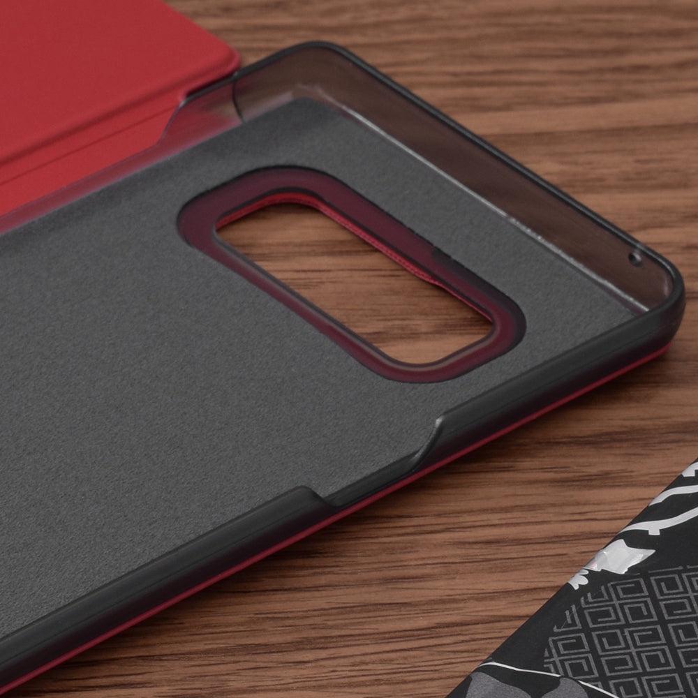 Husa de protectie Techsuit eFold Series compatibila cu Samsung Galaxy Note 8, acoperire spate, rosu