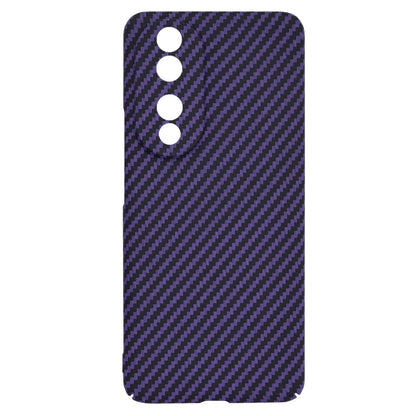 Husa de protectie Techsuit Carbonite FiberShell compatibila cu Honor 90, acoperire spate, mov