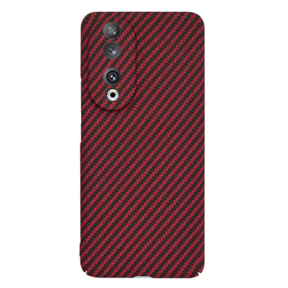 Husa de protectie Techsuit Carbonite FiberShell compatibila cu Honor 90, acoperire spate, rosu