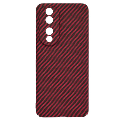 Husa de protectie Techsuit Carbonite FiberShell compatibila cu Honor 90, acoperire spate, rosu