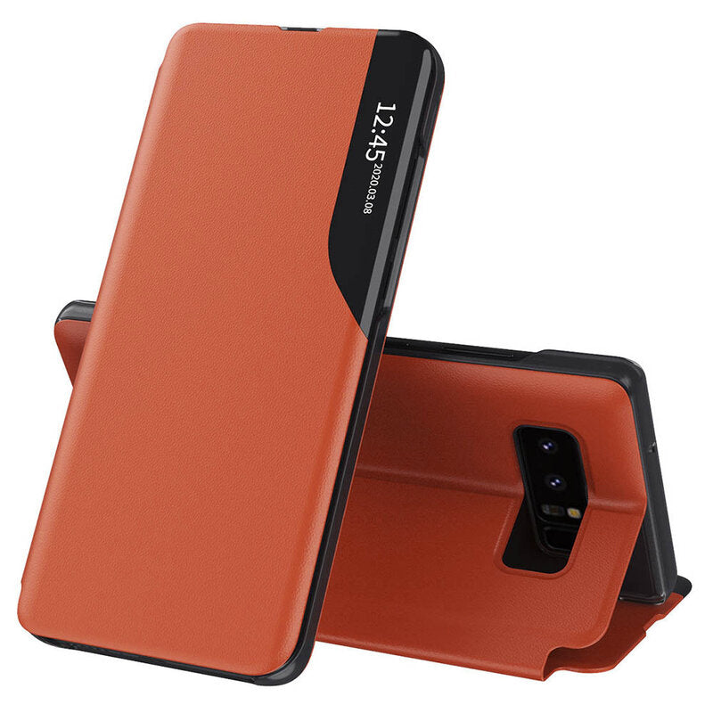Husa de protectie Techsuit eFold Series compatibila cu Samsung Galaxy Note 8, acoperire spate, oranj
