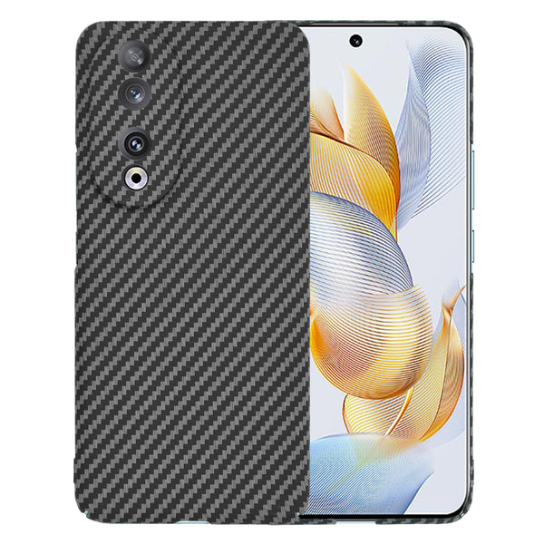 Husa de protectie Techsuit Carbonite FiberShell compatibila cu Honor 90, acoperire spate, negru