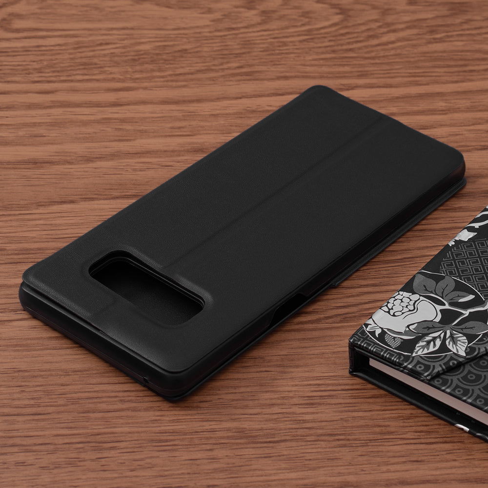 Husa de protectie Techsuit eFold Series compatibila cu Samsung Galaxy Note 8, acoperire spate, negru