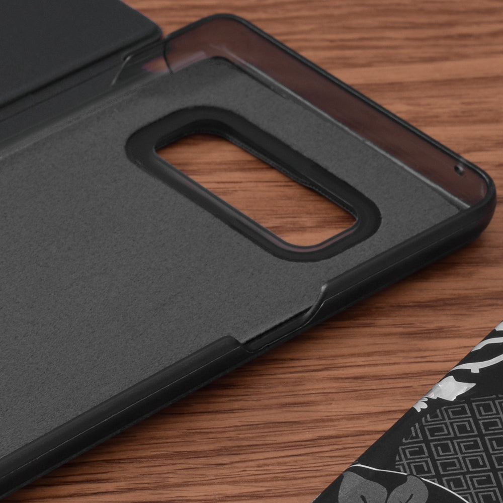 Husa de protectie Techsuit eFold Series compatibila cu Samsung Galaxy Note 8, acoperire spate, negru