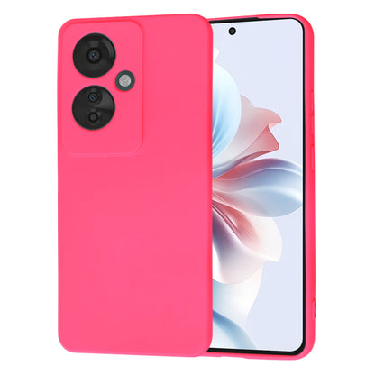 Husa de protectie Techsuit SoftFlex compatibila cu Oppo Reno11 F, acoperire spate, roz neon