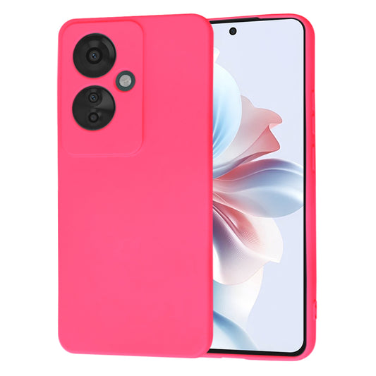 Husa de protectie Techsuit SoftFlex compatibila cu Oppo Reno11 F, acoperire spate, roz neon