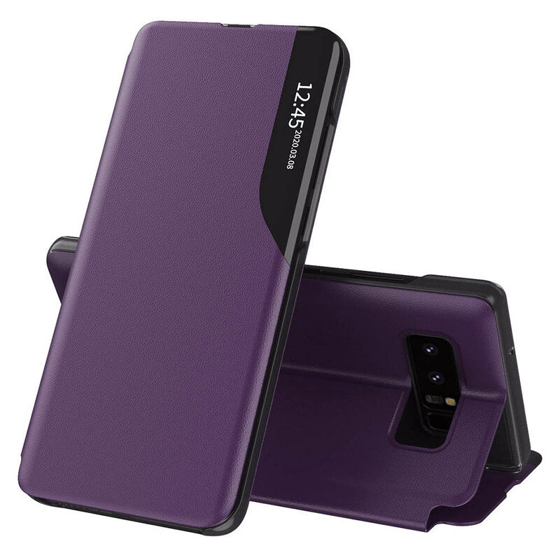 Husa de protectie Techsuit eFold Series compatibila cu Samsung Galaxy Note 8, acoperire spate, mov
