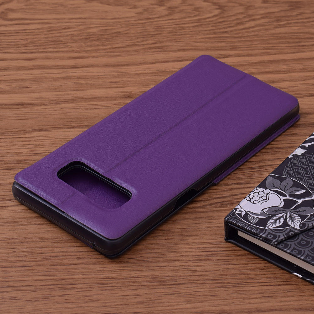 Husa de protectie Techsuit eFold Series compatibila cu Samsung Galaxy Note 8, acoperire spate, mov