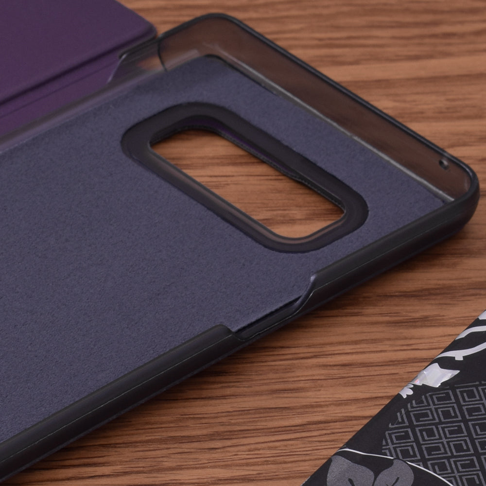 Husa de protectie Techsuit eFold Series compatibila cu Samsung Galaxy Note 8, acoperire spate, mov