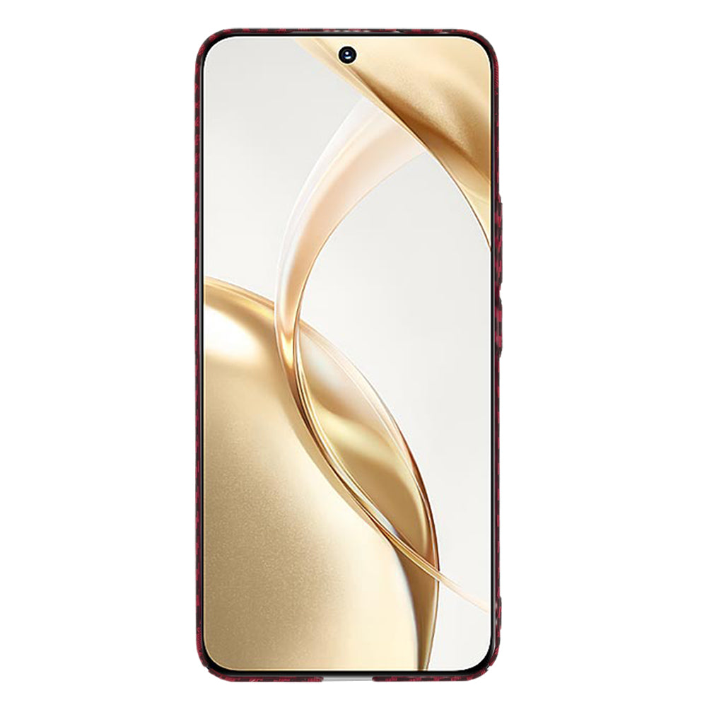 Husa de protectie Techsuit Carbonite FiberShell compatibila cu Honor 200, acoperire spate, rosu