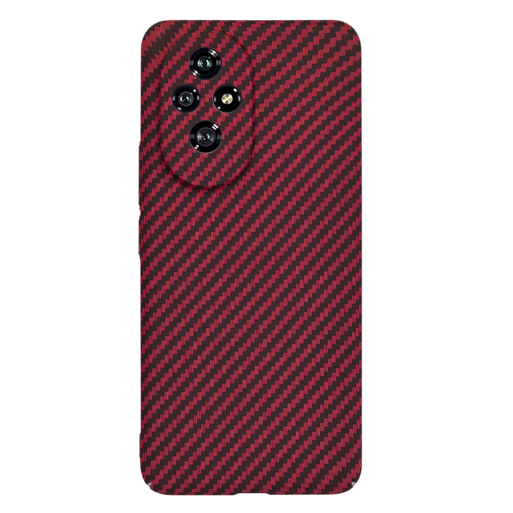 Husa de protectie Techsuit Carbonite FiberShell compatibila cu Honor 200, acoperire spate, rosu