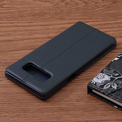 Husa de protectie Techsuit eFold Series compatibila cu Samsung Galaxy Note 8, acoperire spate, albastru
