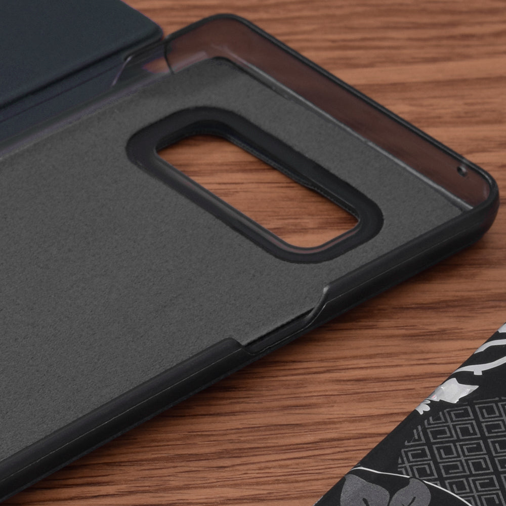 Husa de protectie Techsuit eFold Series compatibila cu Samsung Galaxy Note 8, acoperire spate, albastru