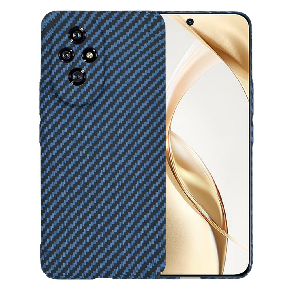 Husa de protectie Techsuit Carbonite FiberShell compatibila cu Honor 200, acoperire spate, albastru deschis