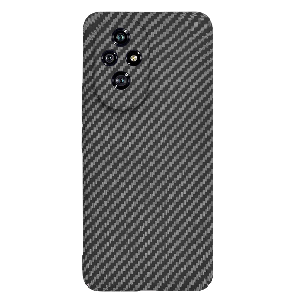 Husa de protectie Techsuit Carbonite FiberShell compatibila cu Honor 200, acoperire spate, negru